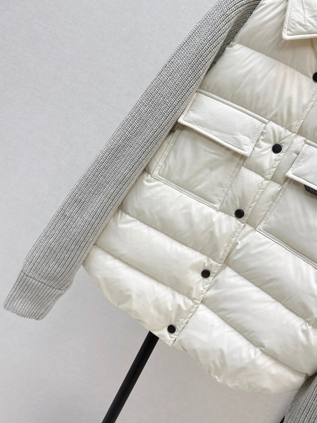 Brun 25fw knitted down jacket