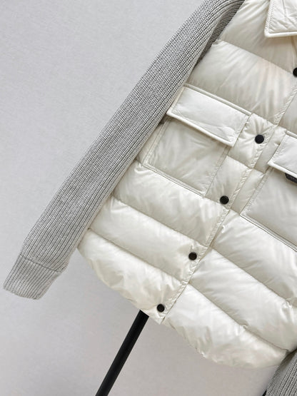 Brun 25fw knitted down jacket