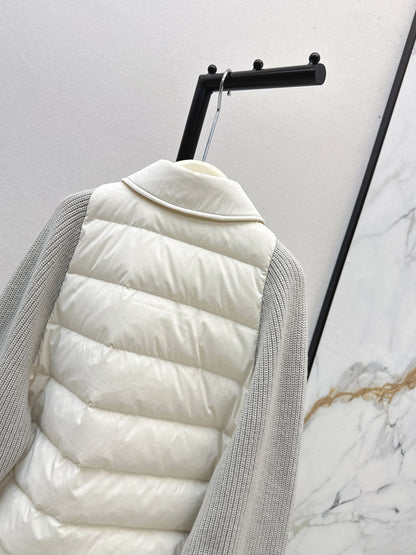 Brun 25fw knitted down jacket