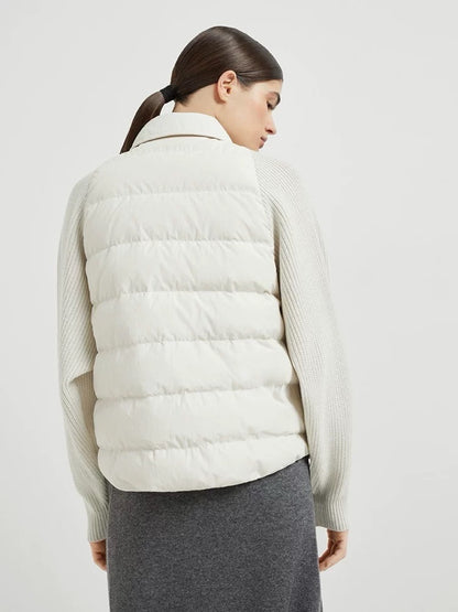 Brun 25fw knitted down jacket