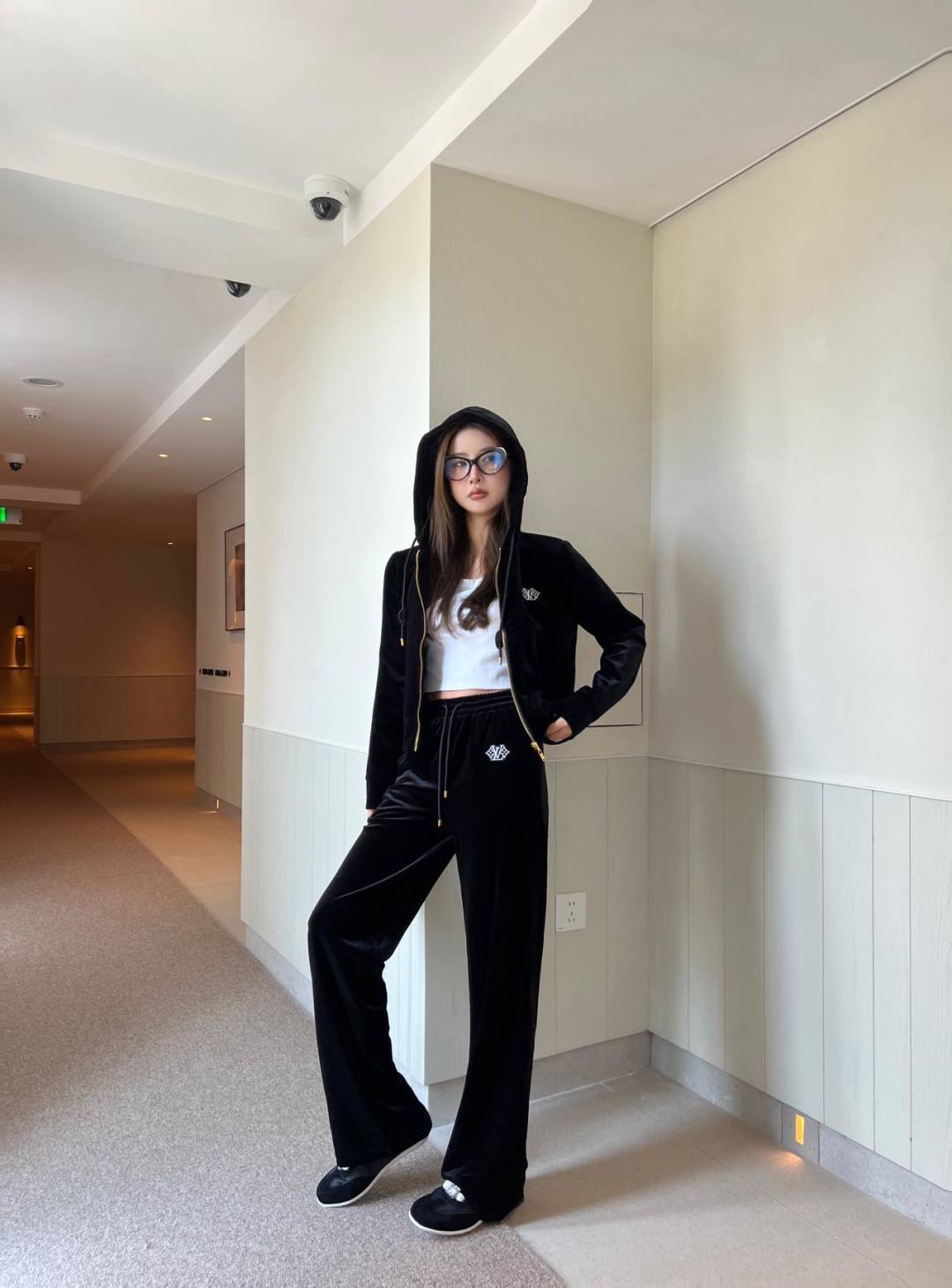 Louis 25fw velvet suit