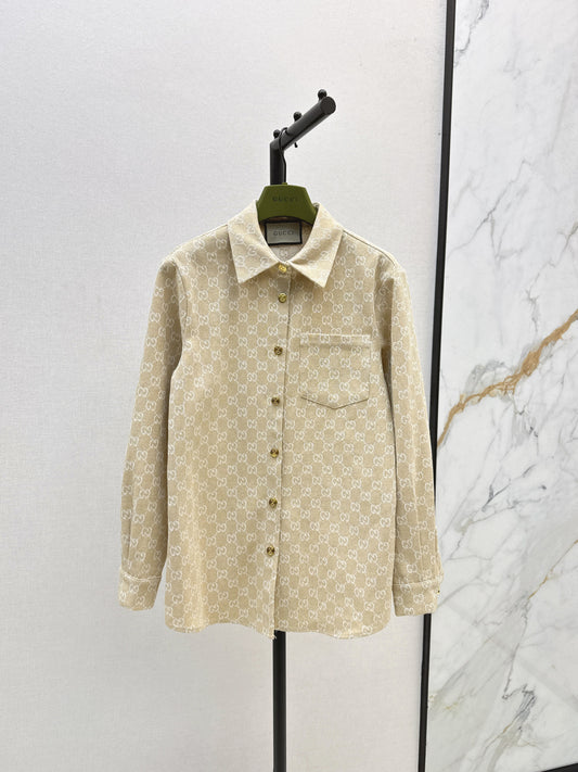 Guc 25fw jacquard shirt