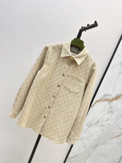 Guc 25fw jacquard shirt
