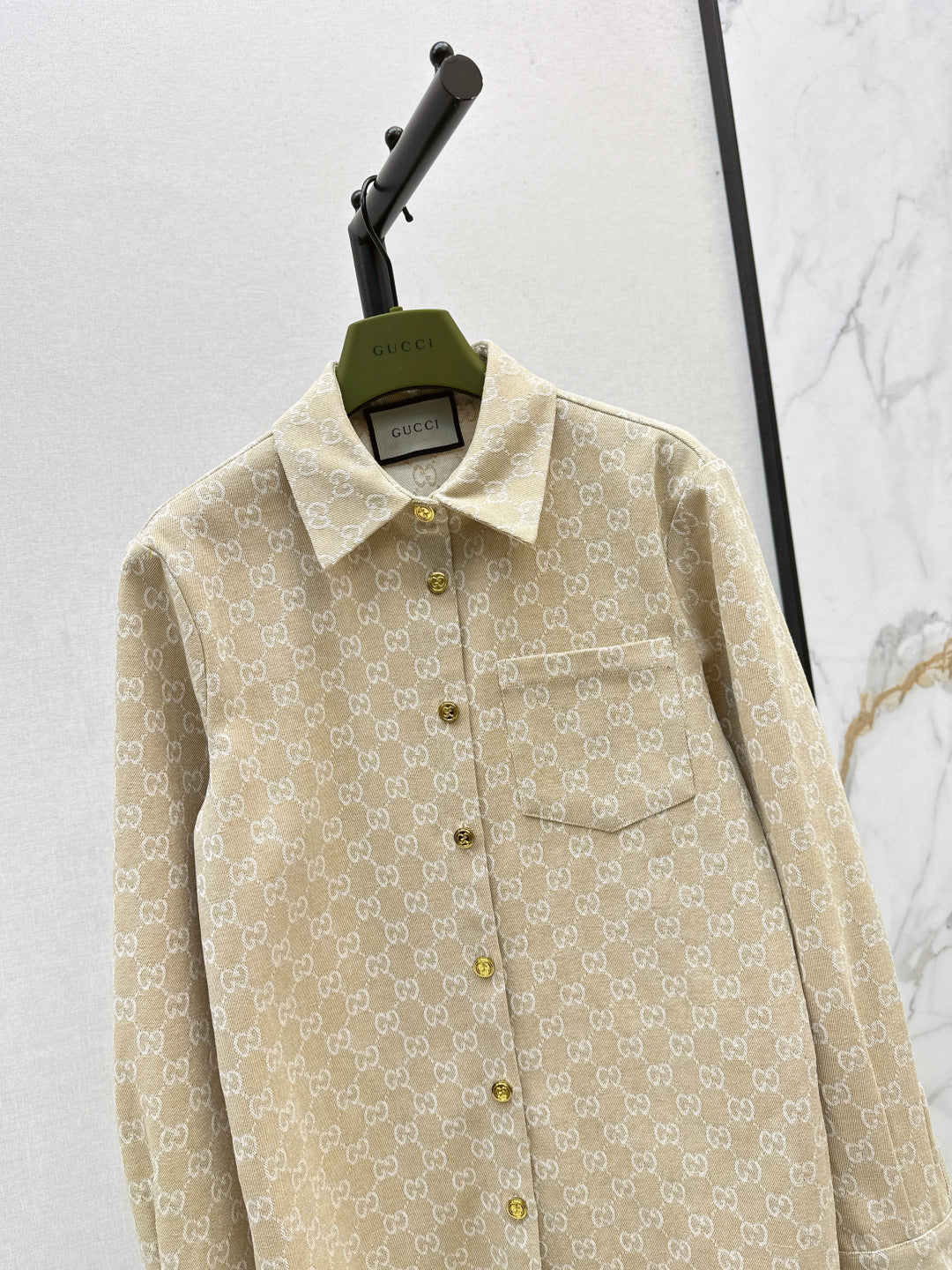 Guc 25fw jacquard shirt