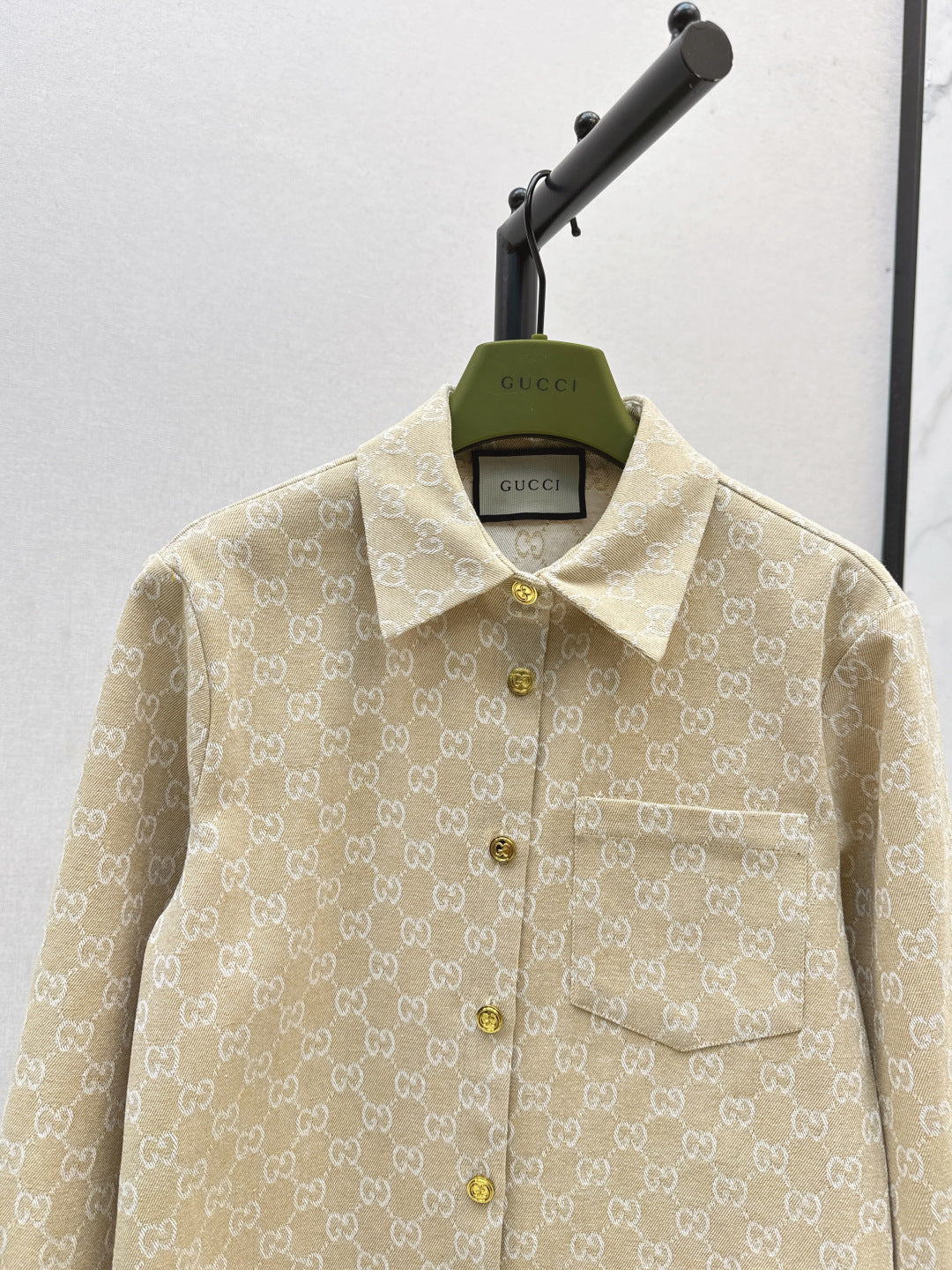 Guc 25fw jacquard shirt