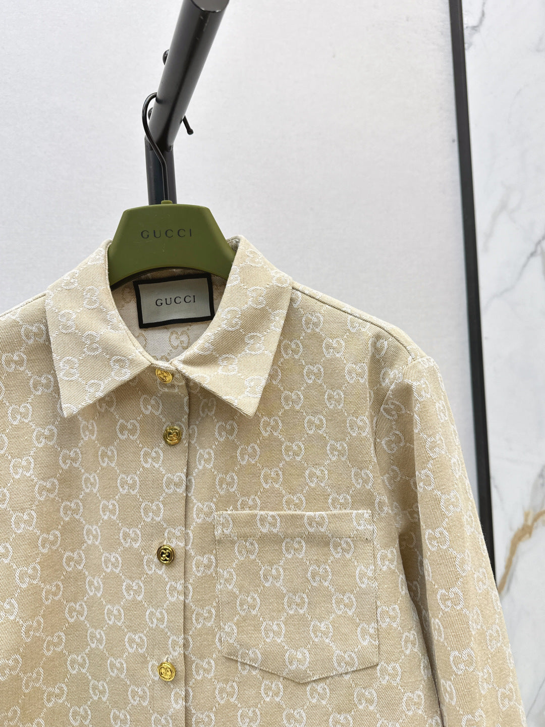 Guc 25fw jacquard shirt