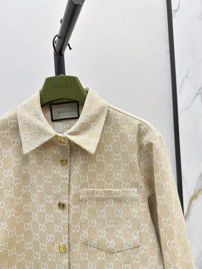 Guc 25fw jacquard shirt