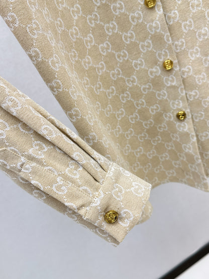 Guc 25fw jacquard shirt