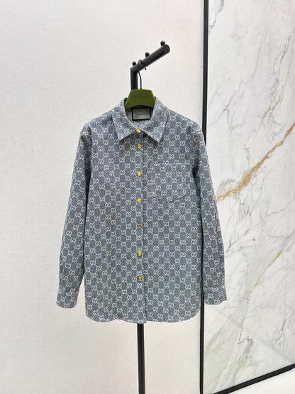 Guc 25fw jacquard shirt