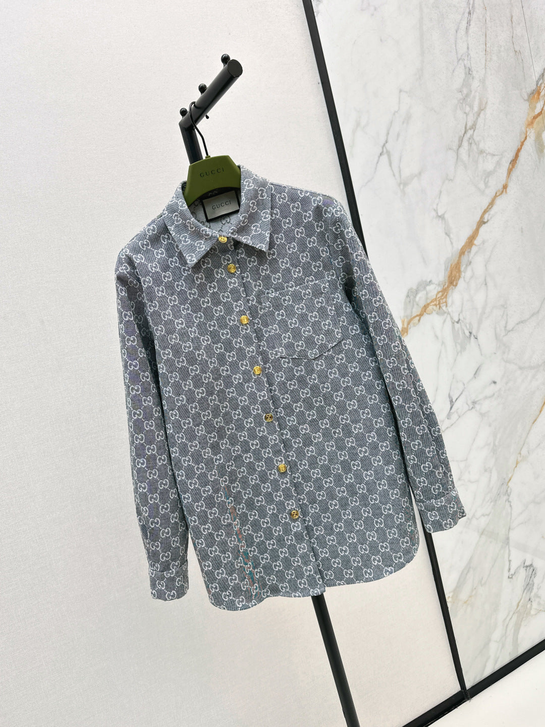 Guc 25fw jacquard shirt