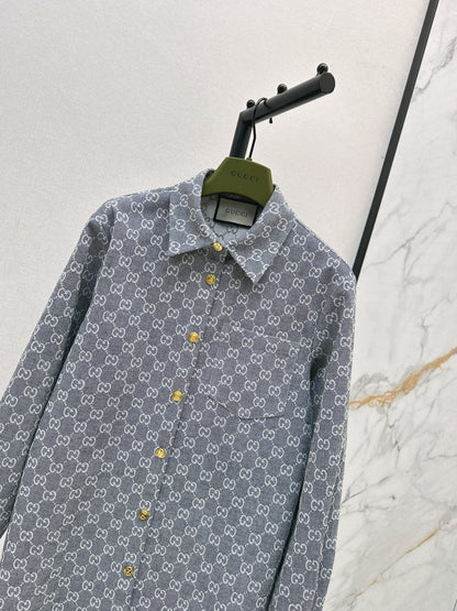 Guc 25fw jacquard shirt