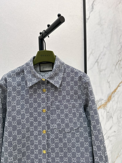Guc 25fw jacquard shirt