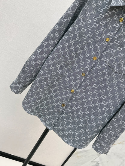 Guc 25fw jacquard shirt