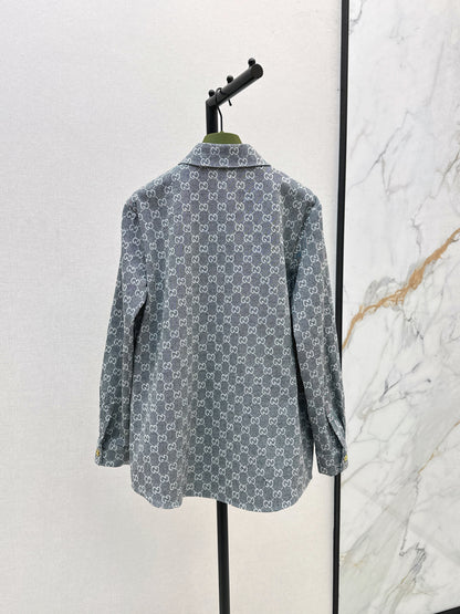Guc 25fw jacquard shirt