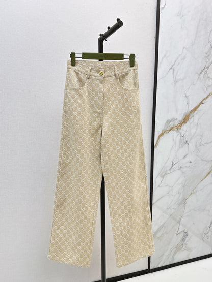 Guc 25fw jacquard jeans