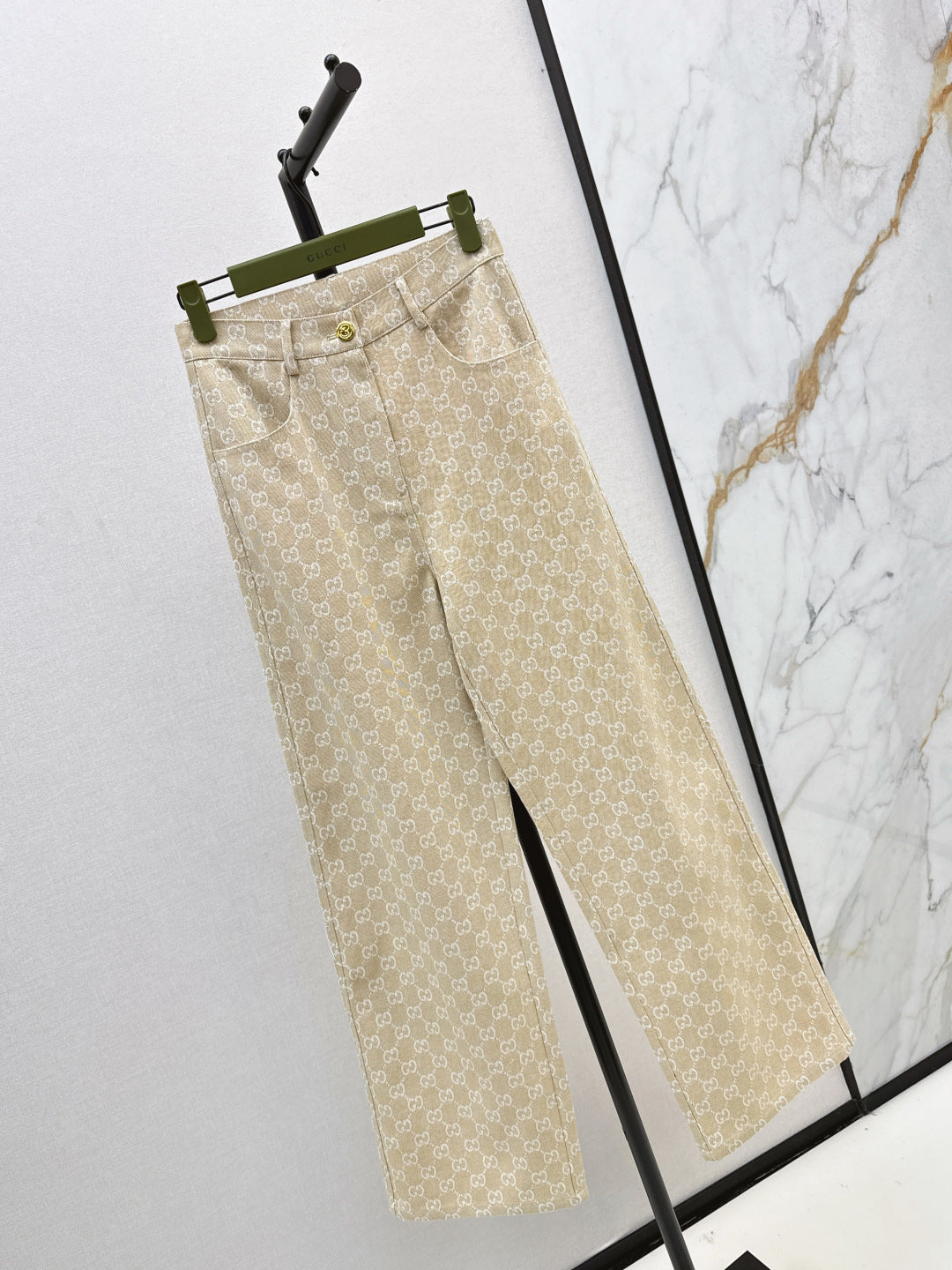 Guc 25fw jacquard jeans