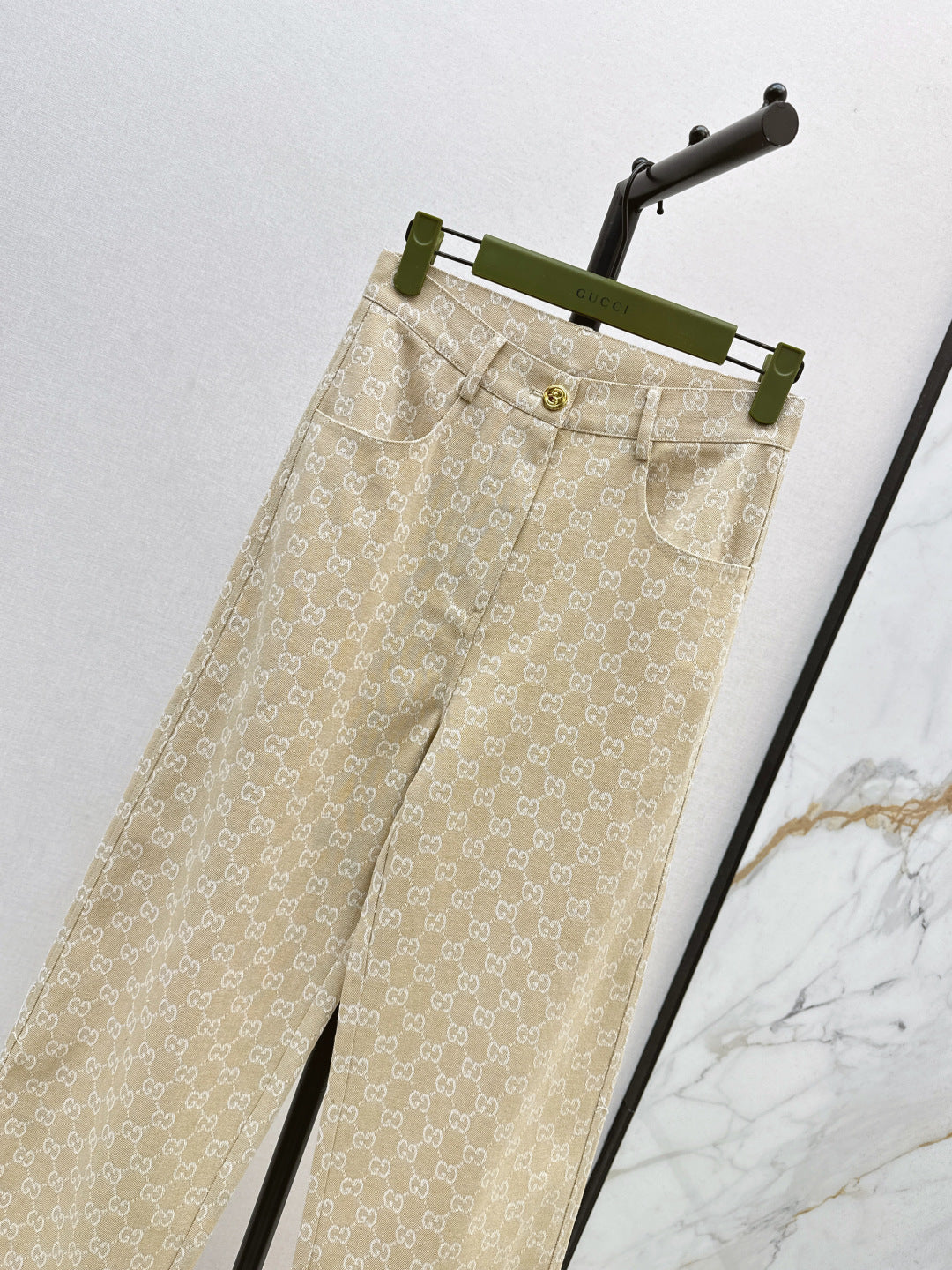 Guc 25fw jacquard jeans