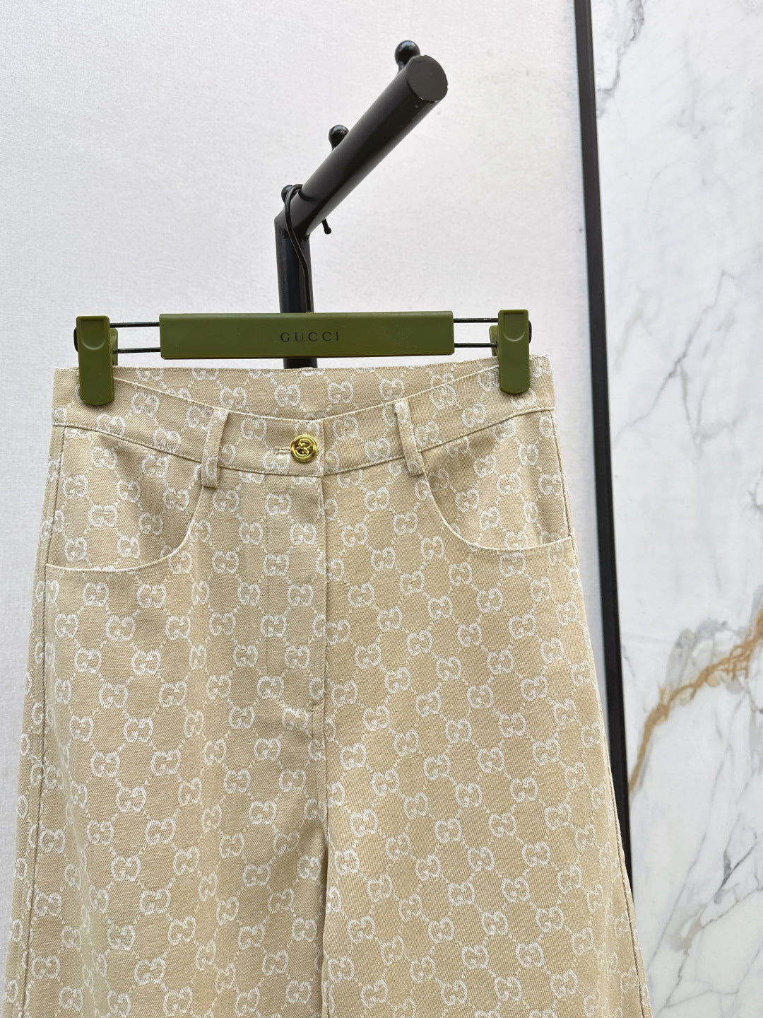 Guc 25fw jacquard jeans