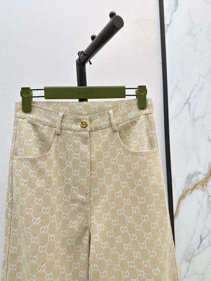 Guc 25fw jacquard jeans