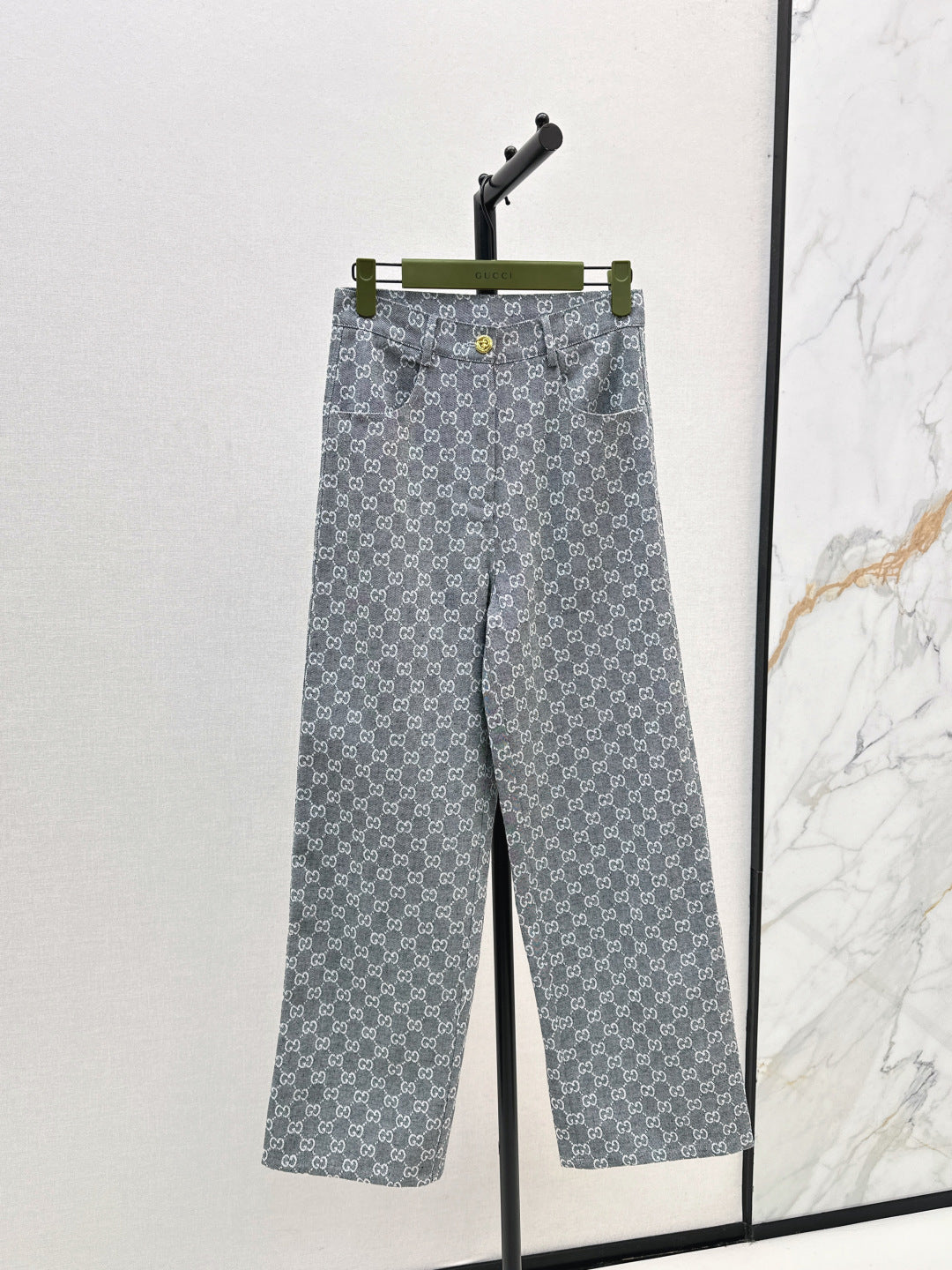 Guc 25fw jacquard jeans
