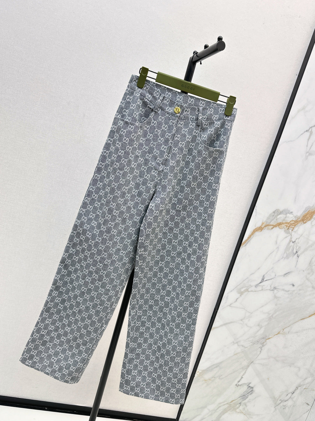 Guc 25fw jacquard jeans