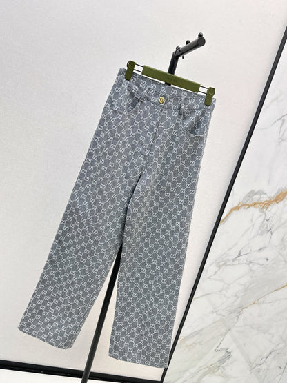 Guc 25fw jacquard jeans