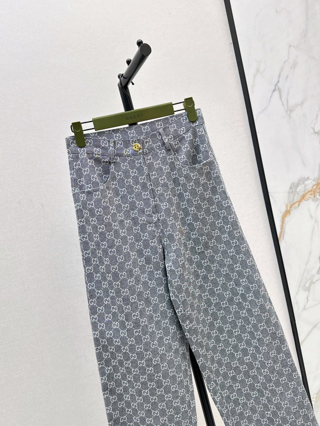 Guc 25fw jacquard jeans