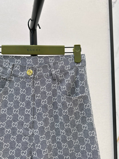 Guc 25fw jacquard jeans