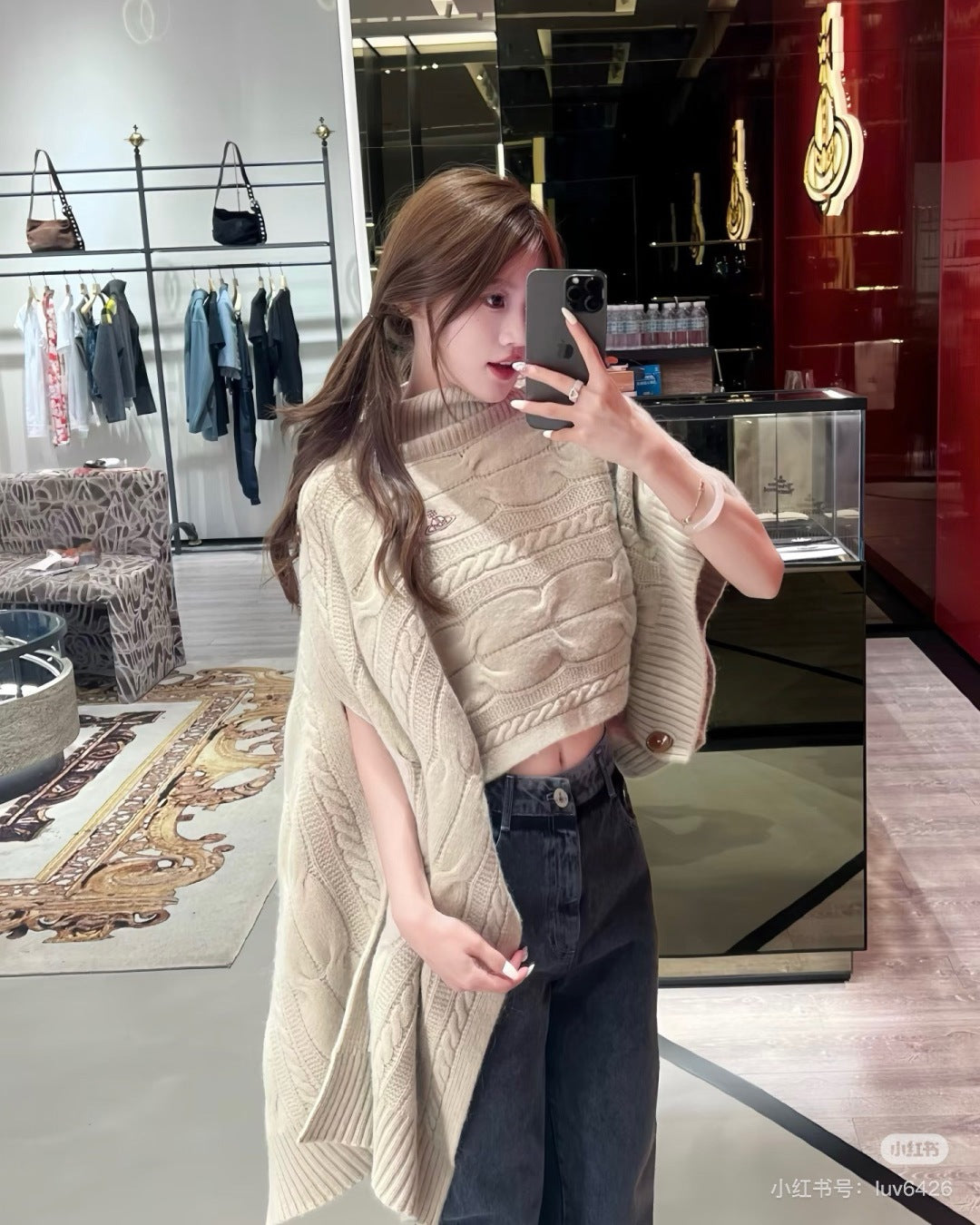 West 25fw vivienne cape