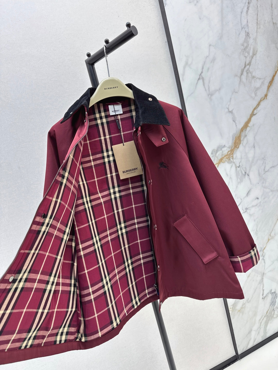 Bur 25fw trench coat