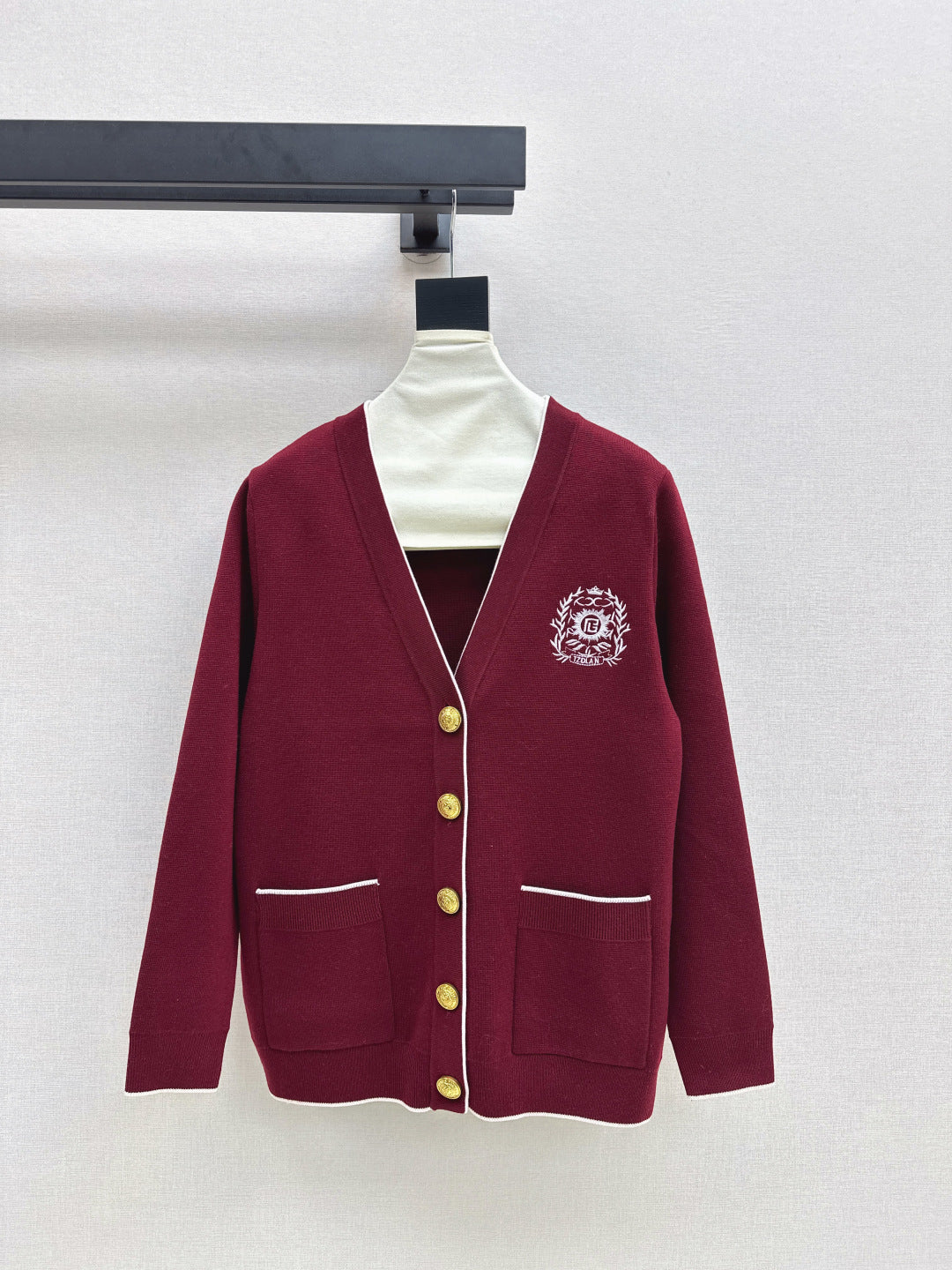 Bal 25fw knitted cardigan