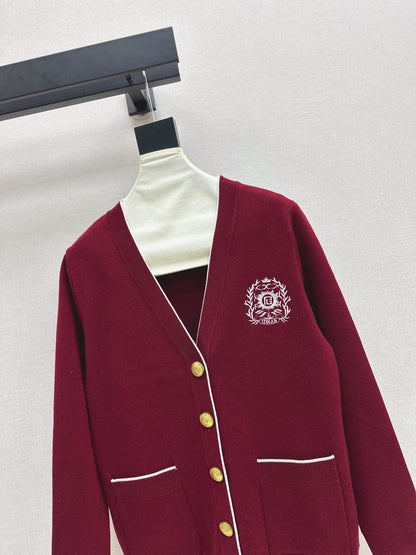 Bal 25fw knitted cardigan