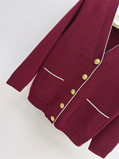 Bal 25fw knitted cardigan