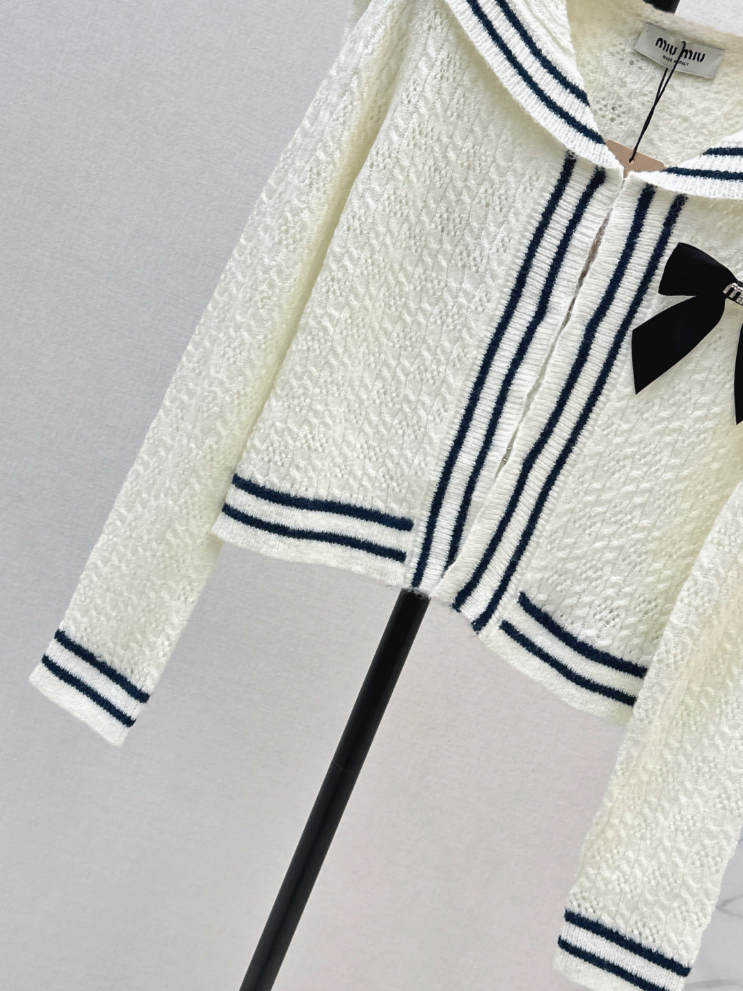 Miu 25fw knitted cardigan