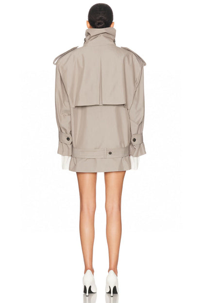 Bur 25fw trench coat