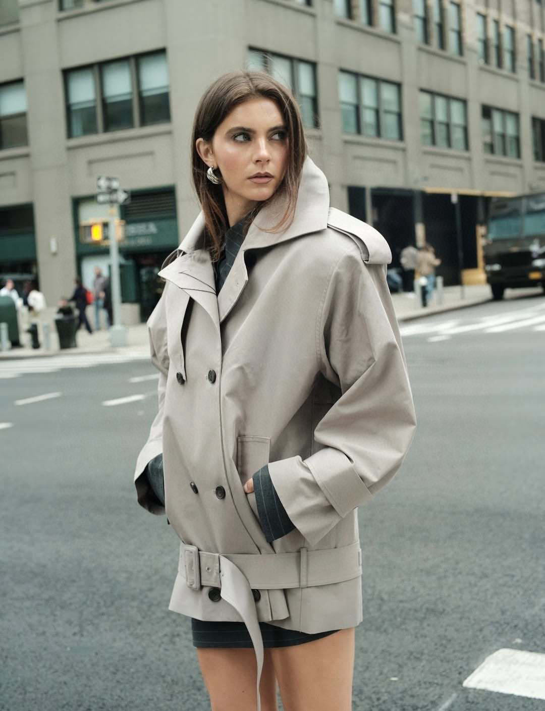 Bur 25fw trench coat