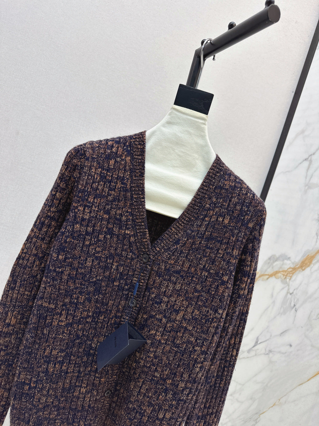 Pra 25fw knitted cardigan