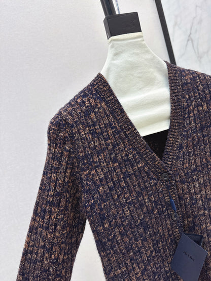Pra 25fw knitted cardigan