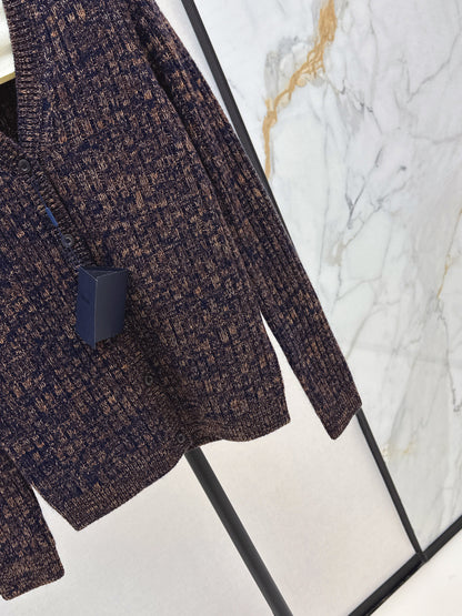 Pra 25fw knitted cardigan