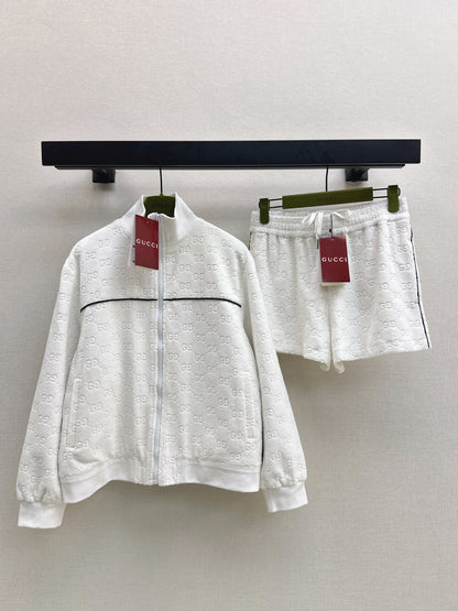 Guc 25fw jacquard suit