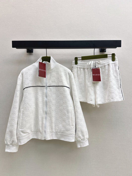 Guc 25fw jacquard suit