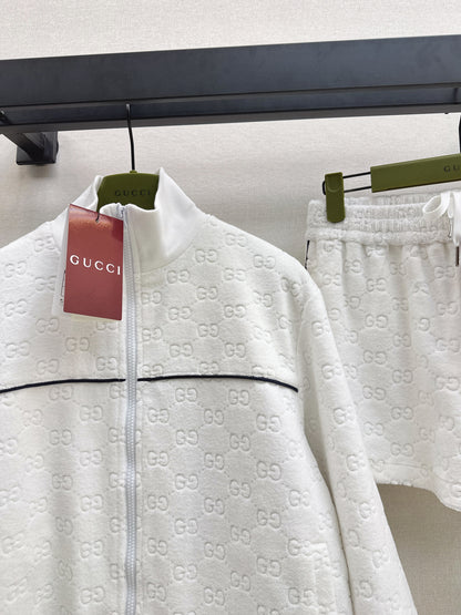 Guc 25fw jacquard suit
