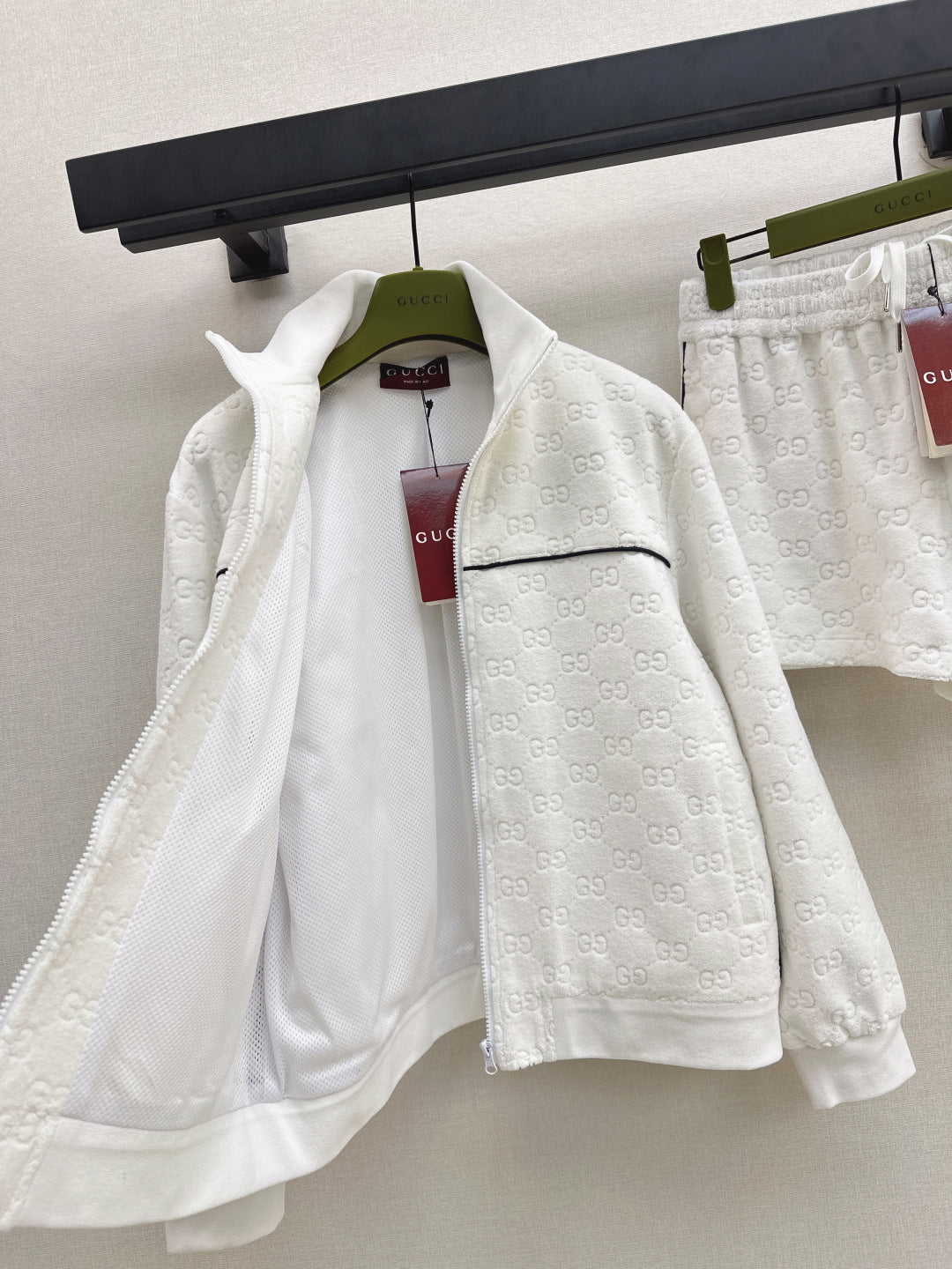 Guc 25fw jacquard suit