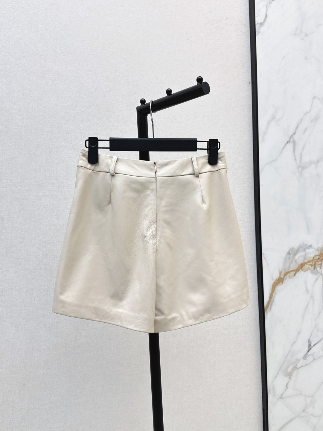 Pra 25fw leather skirt