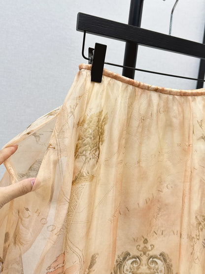 Zimm 25fw silk skirt