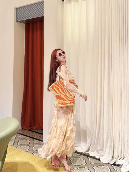 Zimm 25fw silk dress