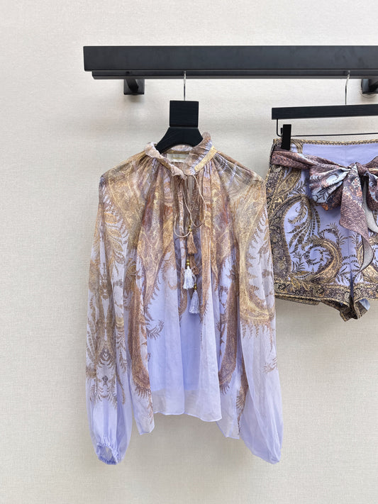 Zimm 25fw silk shirt