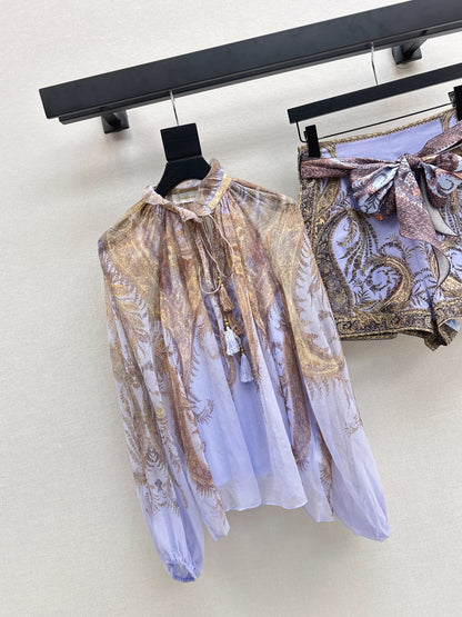 Zimm 25fw silk shirt