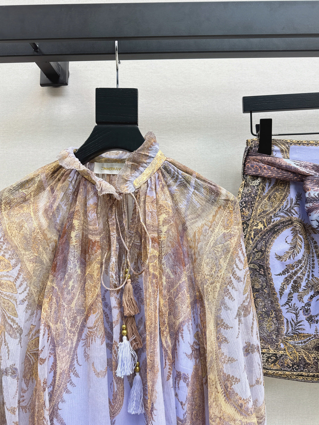 Zimm 25fw silk shirt