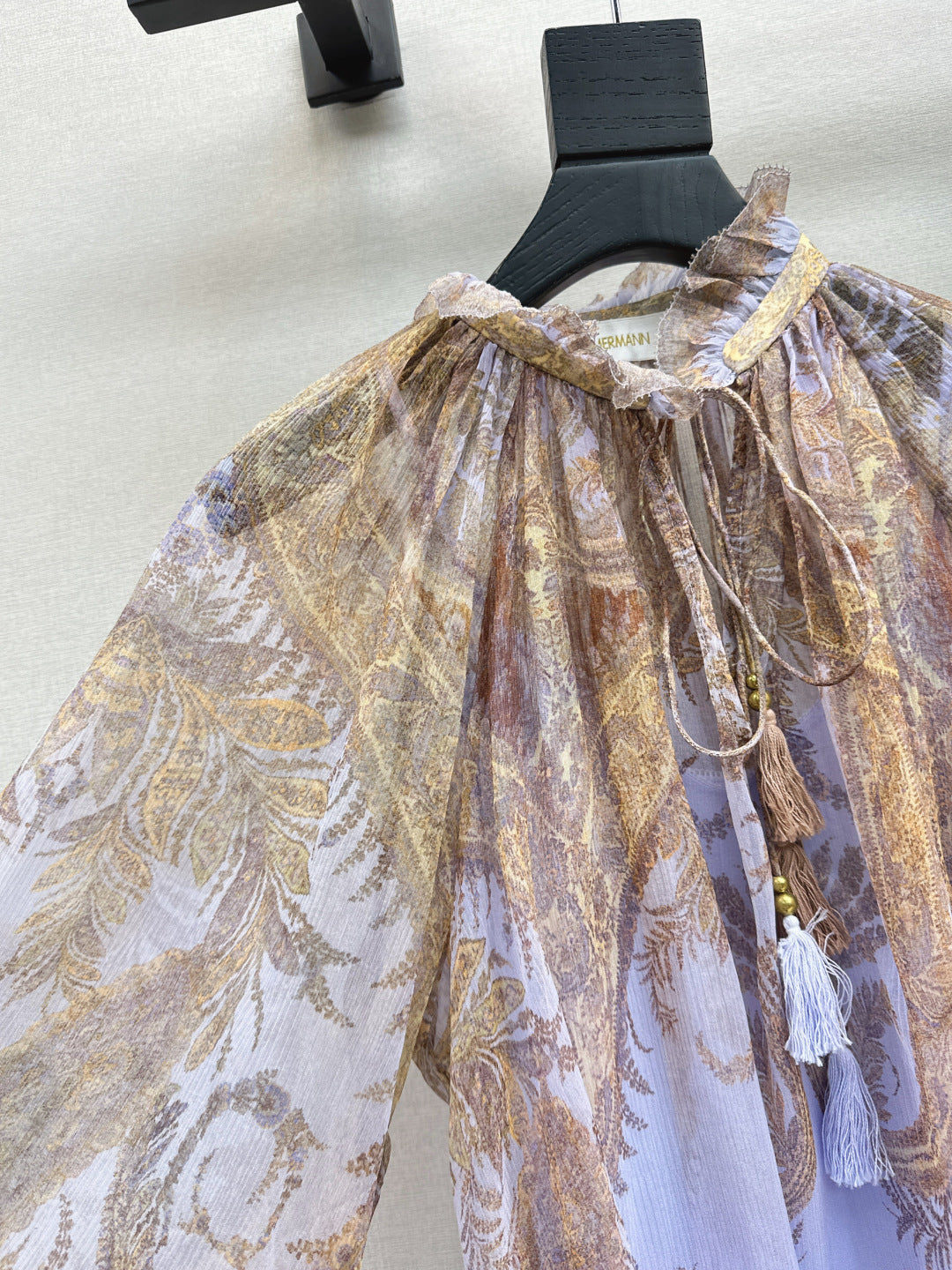 Zimm 25fw silk shirt